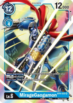 MirageGaogamon - Great Legend (BT04-035 SR)