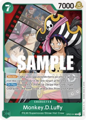 Monkey.D.Luffy (041) - Paramount War (OP02-041 R)