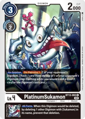 PlatinumSukamon – BT13-065 – Common
