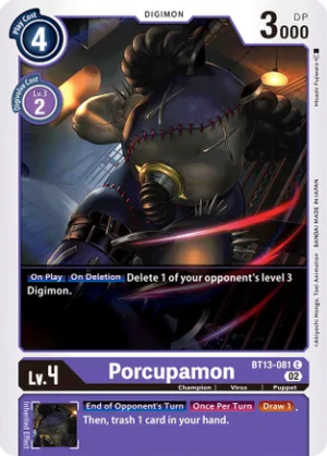 Porcupamon – BT13-081 – Common