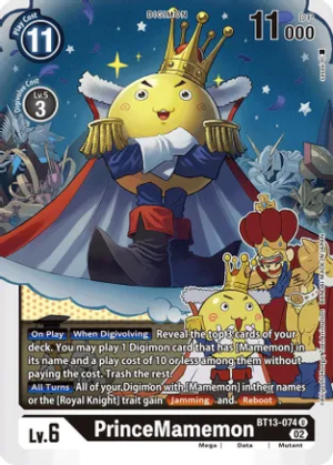 PrinceMamemon – BT13-074 – Uncommon