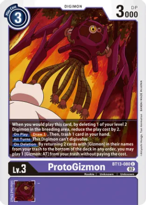 ProtoGizmon – BT13-080 – Common