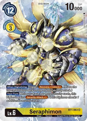 Seraphimon (Alternate Art) – Dimensional Phase (BT1-063 SR)