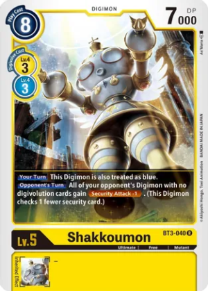 Shakkoumon – Release Special Booster – BT3-040 R