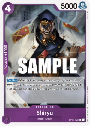 Shiryu - Paramount War (OP02-076 R)