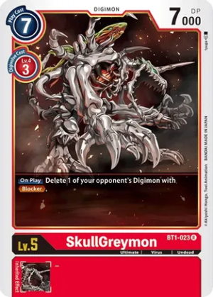 SkullGreymon – Release Special Booster – BT1-023 R