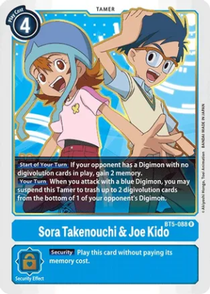 Sora Takenouchi & Joe Kido - Battle of Omni (BT05-088 R)