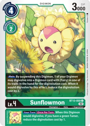 Sunflowmon – BT13-050 – Common