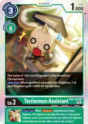 Terriermon Assistant – EX4-033 – Rare