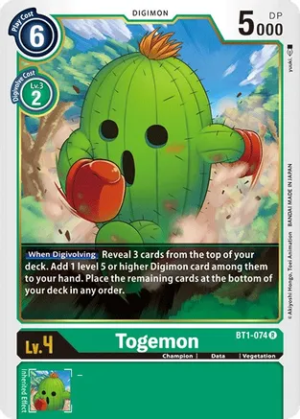 Togemon – Release Special Booster – BT1-074 R