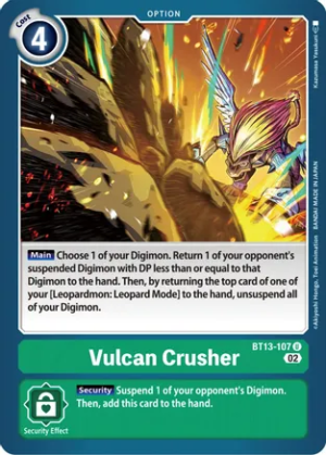 Vulcan Crusher – BT13-107 – Uncommon