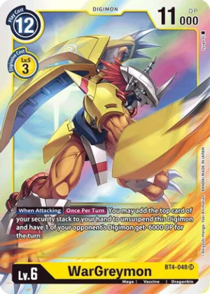 WarGreymon – Great Legend – BT4-048 SR