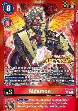 Aldamon (BT7-014) participant