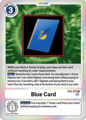 Blue Card (Event Pack 4) - Digital Hazard (EX02)
