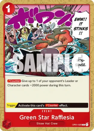 Green Star Rafflesia - Romance Dawn (OP01-028 C)