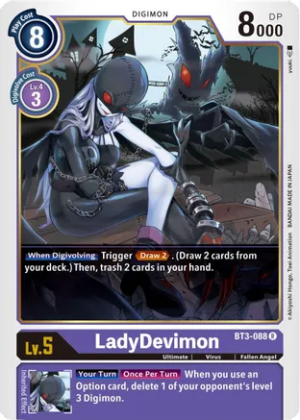 LadyDevimon – Release Special Booster – BT3-088 R