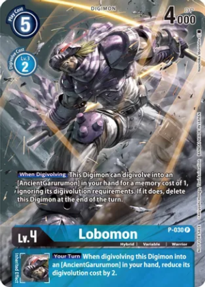 Lobomon – P-030 (2nd Anniversary Frontier Card) – Digimon Promotion Cards (D-PR)