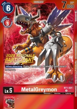 MetalGreymon (BT1-021) participant