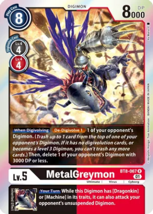 MetalGreymon – New Awakening – BT8-067 R