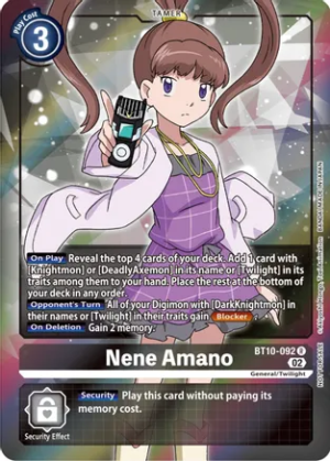 Nene Amano – XROS Encounter – BT10-092 (Box Topper)