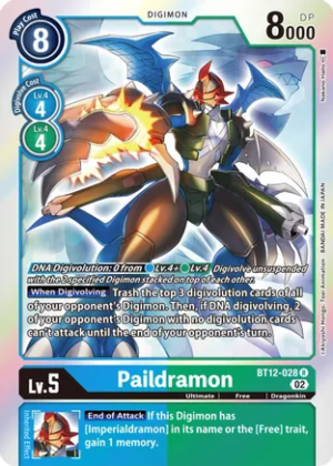 Paildramon (NYCC 2023 Demo Deck) - Across Time (BT12-028 R)