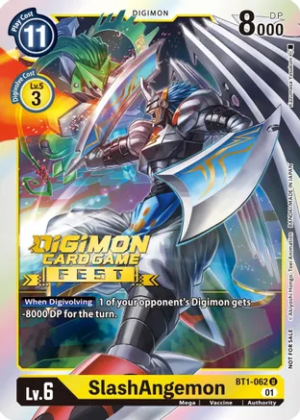 SlashAngemon (Digimon Card Game Fest 2022) - Release Special Booster (BT1-062 U)