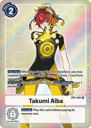 Takumi Aiba (Box Topper) – Battle of Omni – BT5-091 R