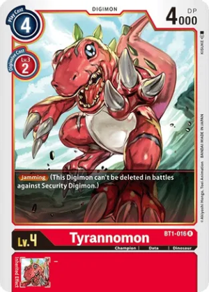 Tyrannomon – Release Special Booster – BT1-016 R