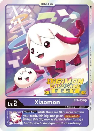 Xiaomon (Digimon Card Game Fest 2022) - Great Legend (BT04)
