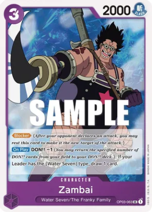 Zambai - Pillars of Strength (OP03-063 UC)