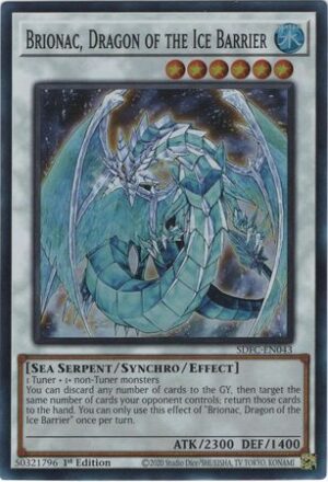 Brionac, Dragon of the Ice Barrier - SDFC-EN043 - Super Rare