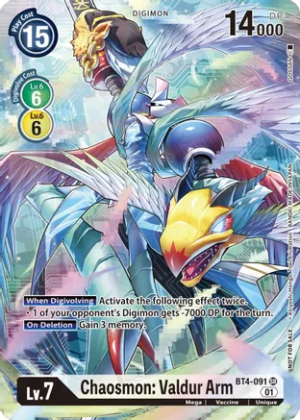 Chaosmon: Valdur Arm (1-Year Anniversary Box Topper) - Great Legend (BT4-091 SR)