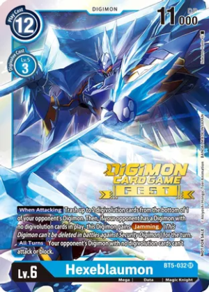 Hexeblaumon (Digimon Card Game Fest 2022) - Battle of Omni (BT05)