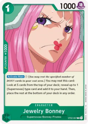 Jewelry Bonney - Starter Deck 2: Worst Generation (ST02-007 C)