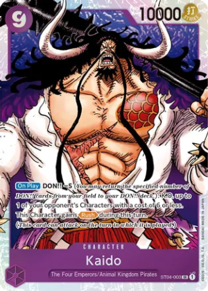 Kaido (003) - Starter Deck 4: Animal Kingdom Pirates (ST04-003 SR)