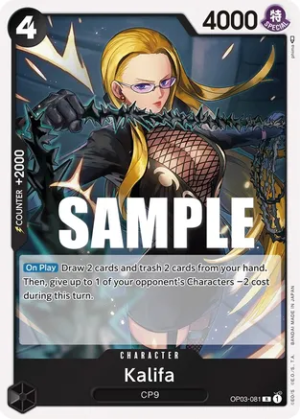 Kalifa (081) - Pillars of Strength (OP03-081 R)