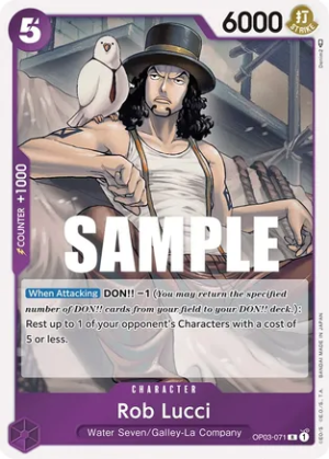 Rob Lucci (071) - Pillars of Strength (OP03-071 R)