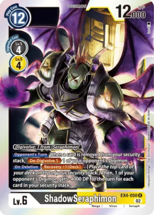ShadowSeraphimon – EX4-050 – Rare