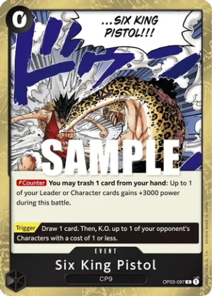Six King Pistol - Pillars of Strength (OP03-097 R)