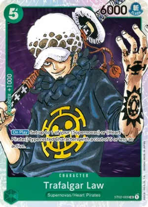 Trafalgar Law - Starter Deck 2: Worst Generation (ST02-009 SR)