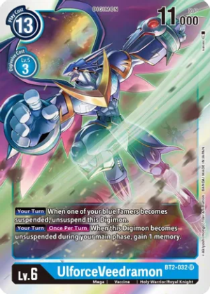 UlforceVeedramon – Release Special Booster – BT2-032 SR