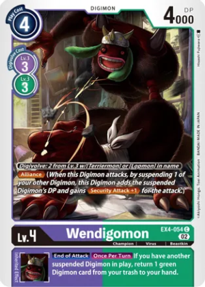 Wendigomon – EX4-054 – Common