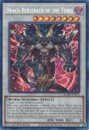 Draco Berserker of the Tenyi - BLMR-EN074 - Secret Rare