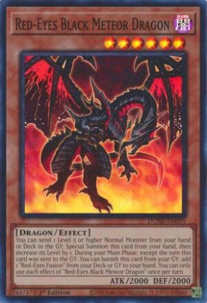 Red-Eyes Black Meteor Dragon - DUNE-EN095 - Super Rare