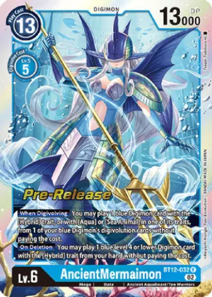 AncientMermaimon - Across Time Pre-Release Cards (BT12_PR)