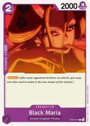 Black Maria - Starter Deck 4: Animal Kingdom Pirates (ST-04-011 C)