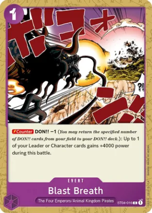 Blast Breath - Starter Deck 4: Animal Kingdom Pirates (ST-04-016 C)