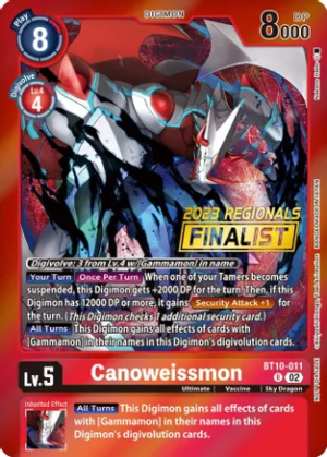 Canoweissmon (2023 Regionals Finalist) - Xros Encounter (BT10)