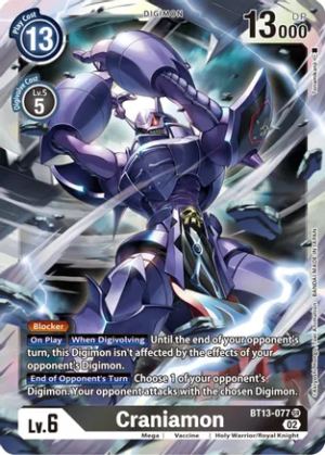 Craniamon – BT13-077 – Super Rare