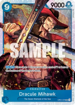 Dracule Mihawk - Romance Dawn (OP01-070 SR)